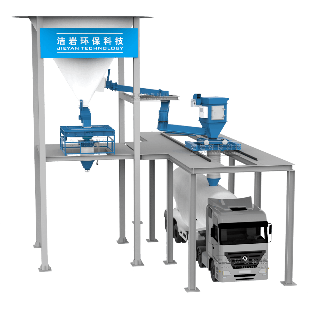 粉料免移車自動裝車系統