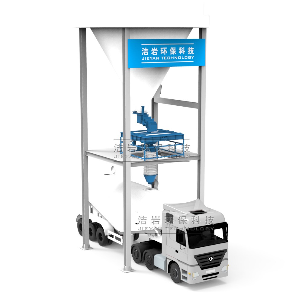 粉料免移車自動裝車系統