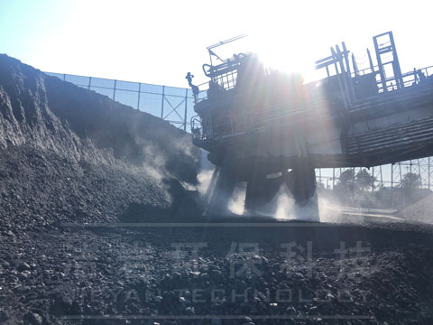 堆取料機斗輪機干霧抑塵